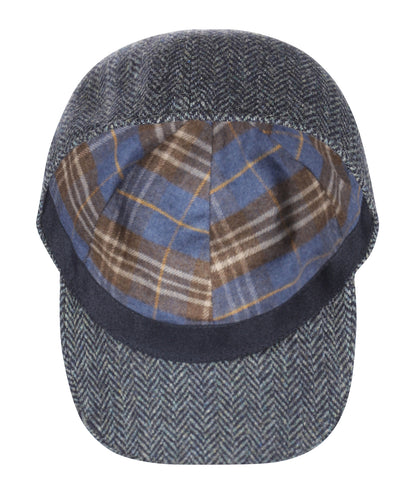Baseball Cap Tweed | Donkerblauw