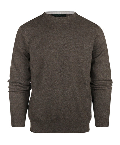 Cashmere Ronde Hals Pullover | Bruin