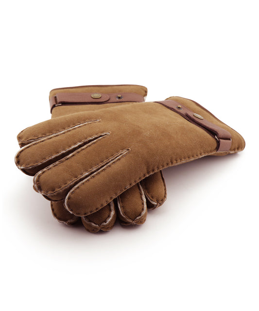 Deerskin Lambswool Handschoenen | Bruin
