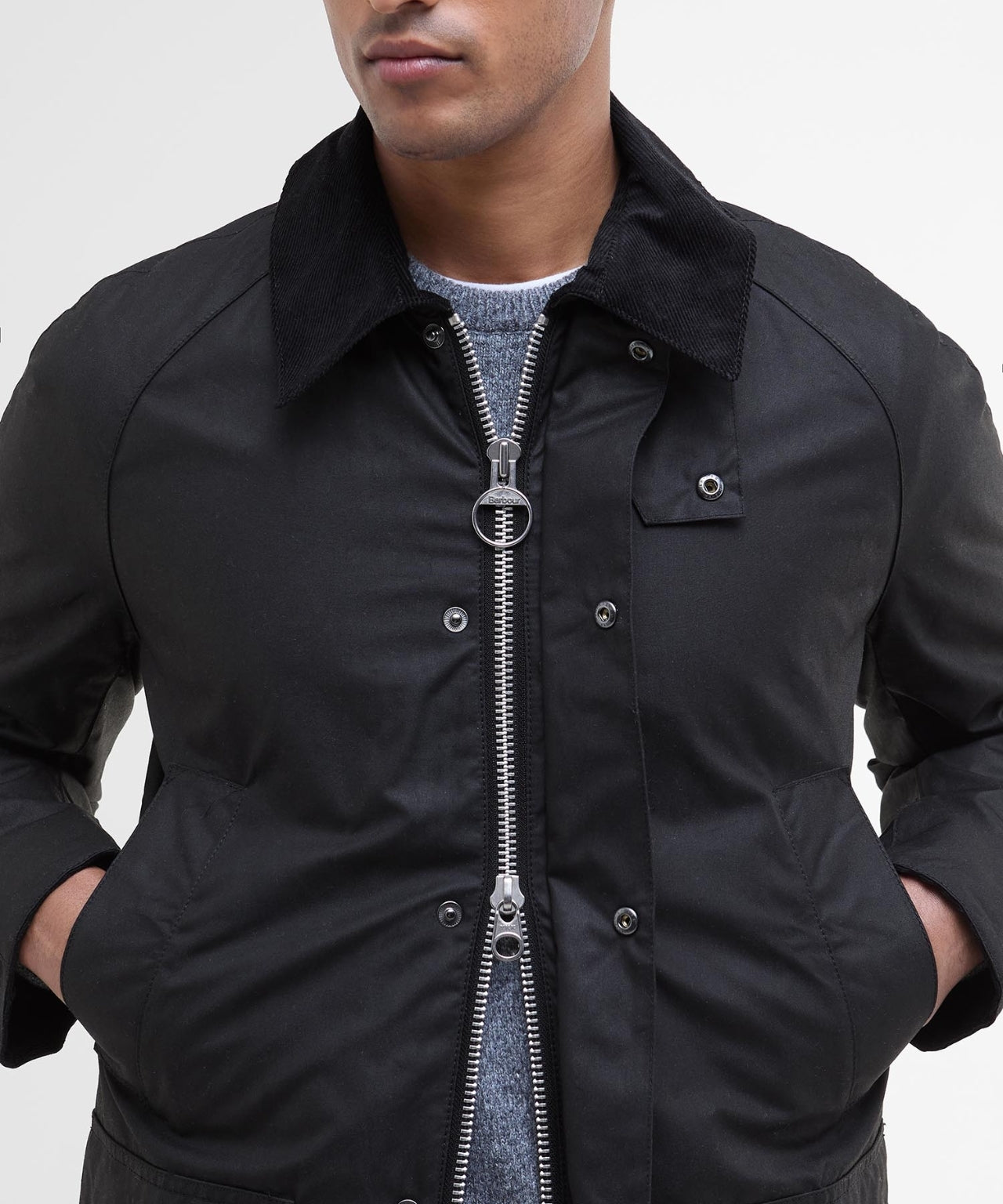 Ashby Wax Jacket | Black