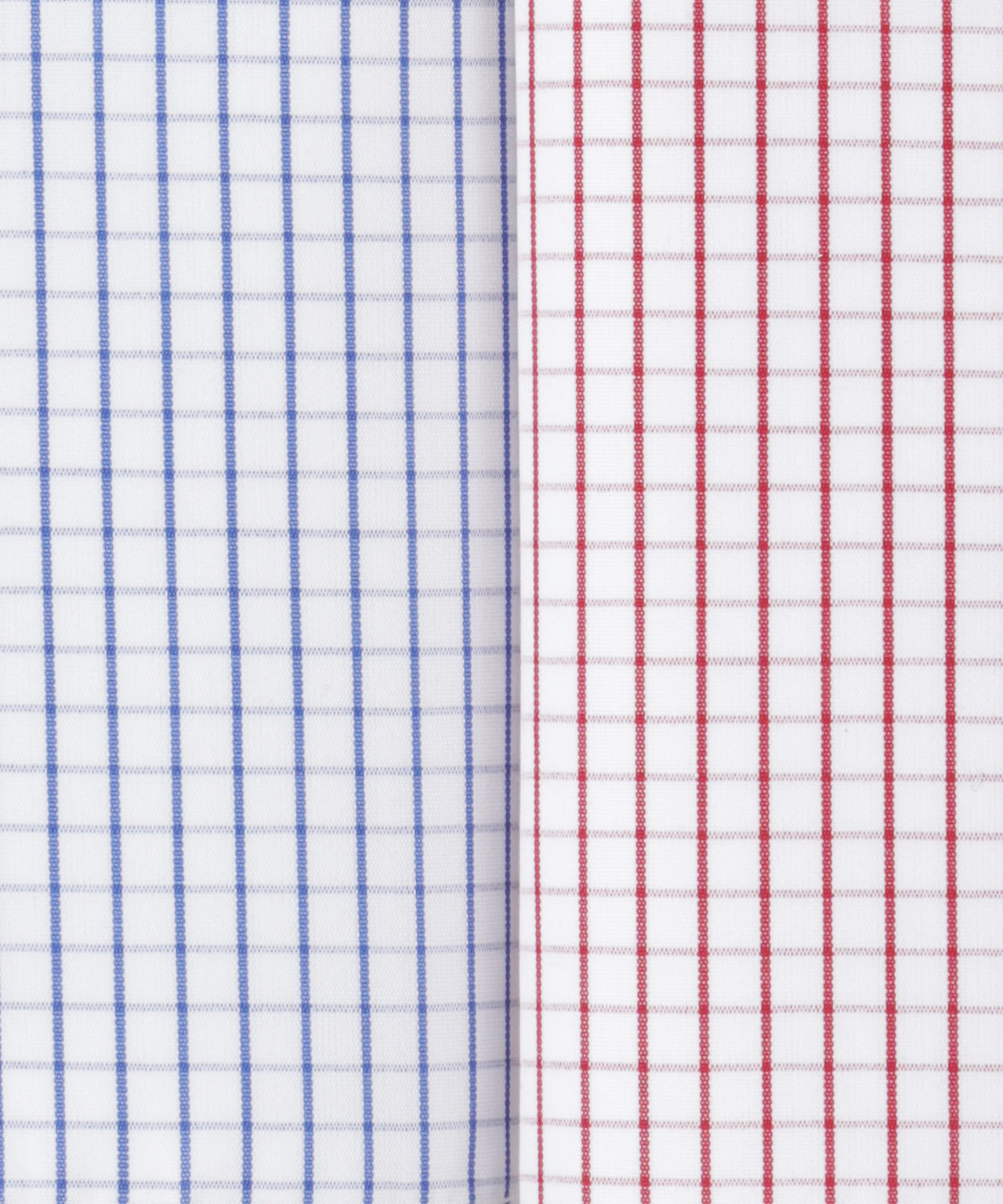 Zakdoek 2-Box | Kleine ruit Blauw/Rood