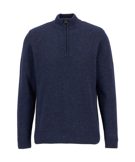 Tisbury Pullover mit hohem Reißverschluss | Marineblau