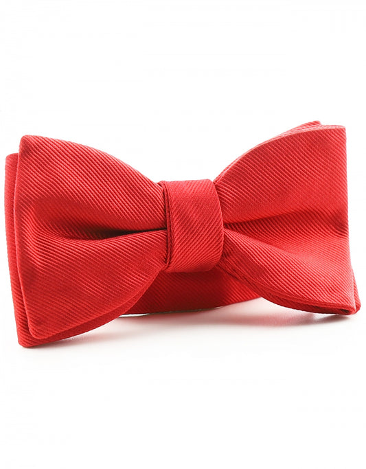 Strik geweven zijde | Rood