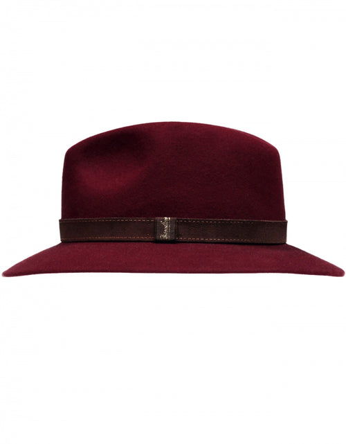 Moderne Lichtgewicht Italiaanse Hoed | Bordeaux Rood
