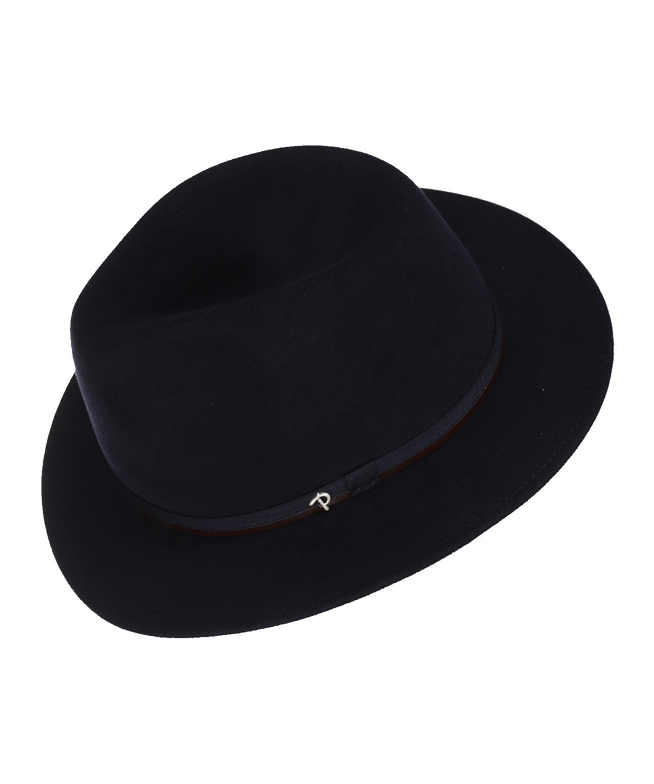 Sporty Italian Hat Hair Felt | Navy Blue
