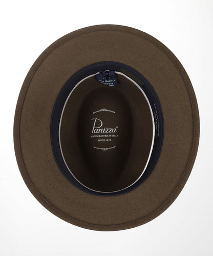 Sporty Italian Hat Hair Felt | Brown