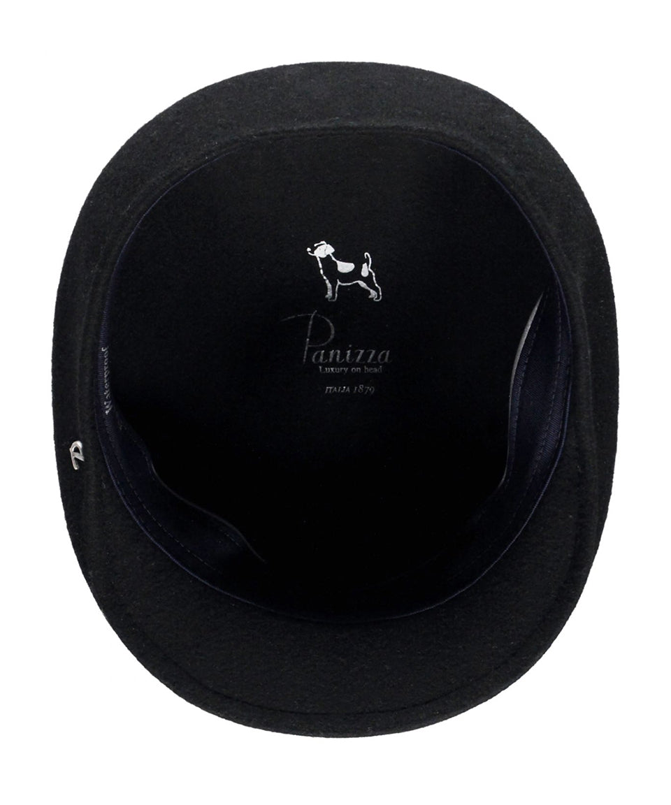 Italian Blocked Cap | Black