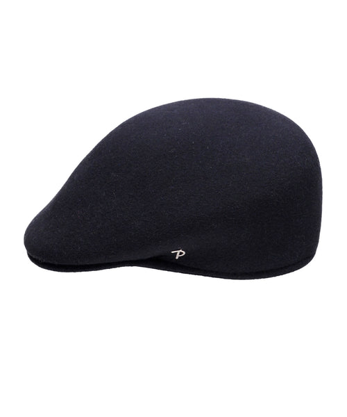 Italiaanse Blocked Cap | Navy Blauw
