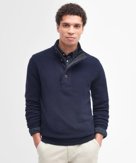 Elbow Patch Sweatshirt | Navy