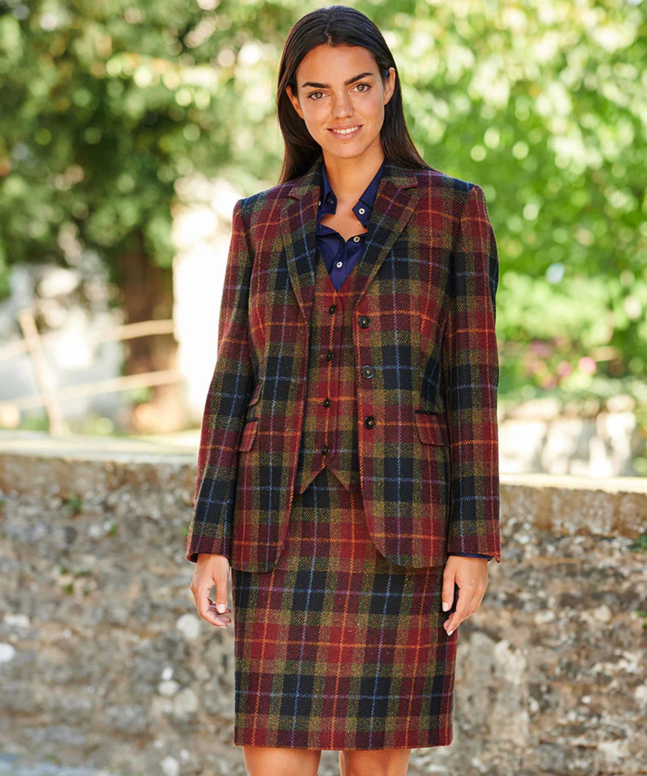 Harris Tweed Damenblazer Carola | Rot