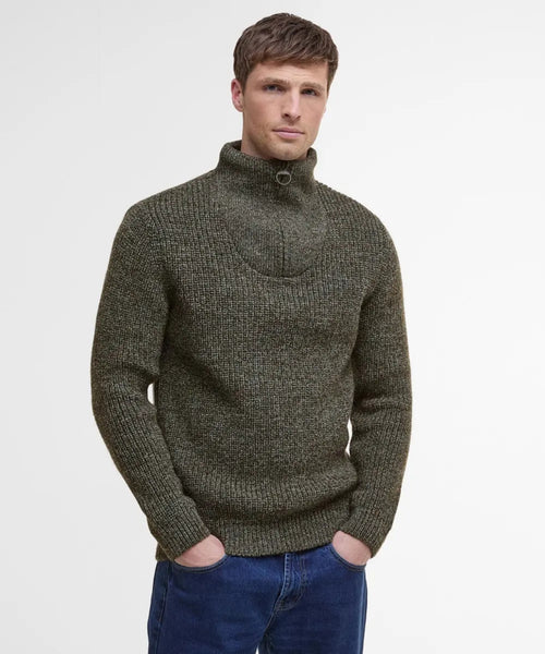 Barbour New Tyne Half Zip Jumper | Grijs