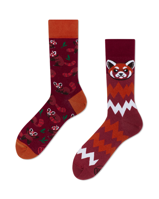 Sokken Katoenmix | Red Panda