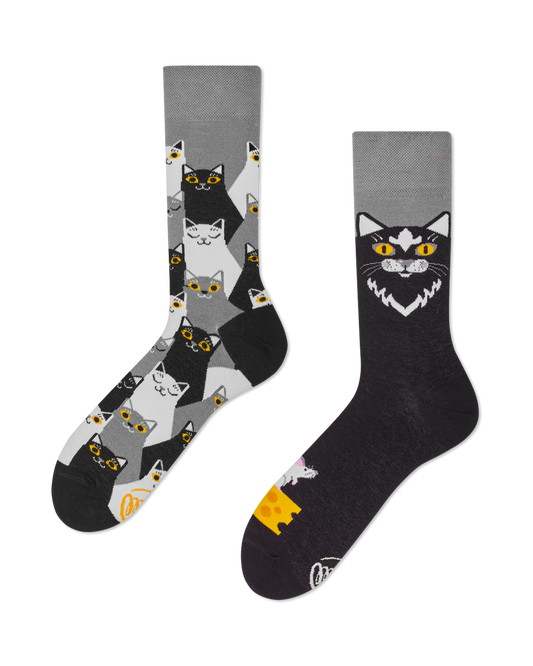 Sokken Katoenmix | Black Cat