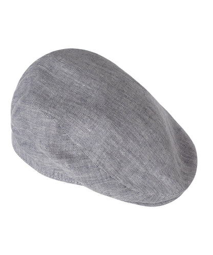 Klassieke Cap 100% Linnen | Blauw Grijs