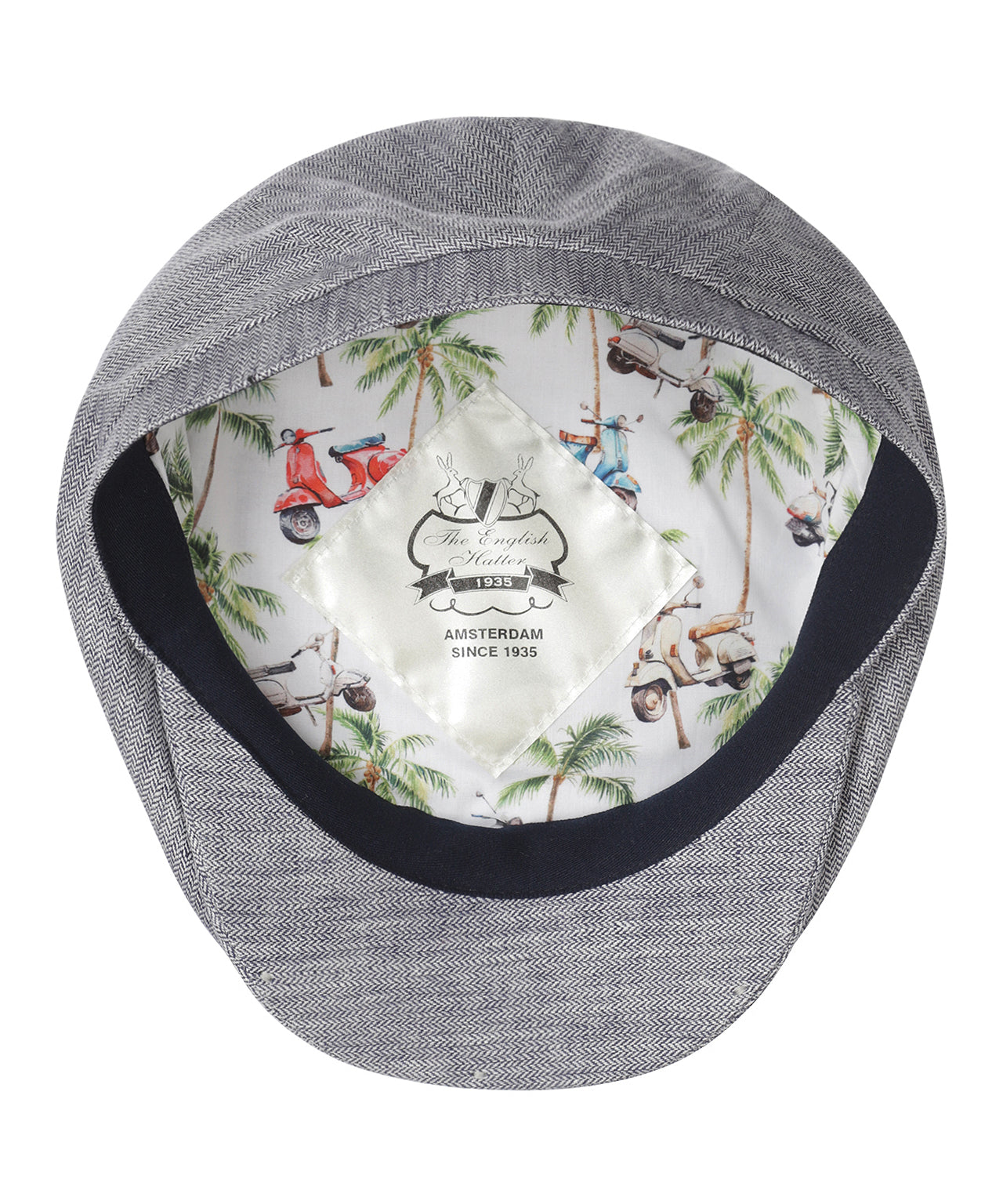 Klassieke Cap 100% Linnen | Blauw Grijs