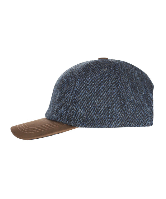 Baseball Cap Harris Tweed | Midnight