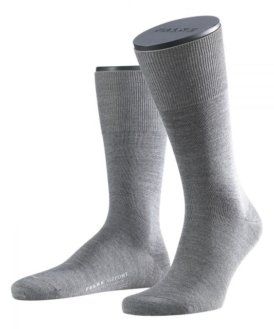 Herrensocken für den Flughafen | Grau
