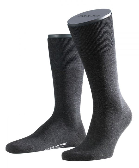 Herrensocken für den Flughafen | Grau