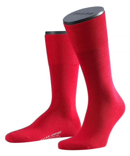 Herrensocken für den Flughafen | Rot