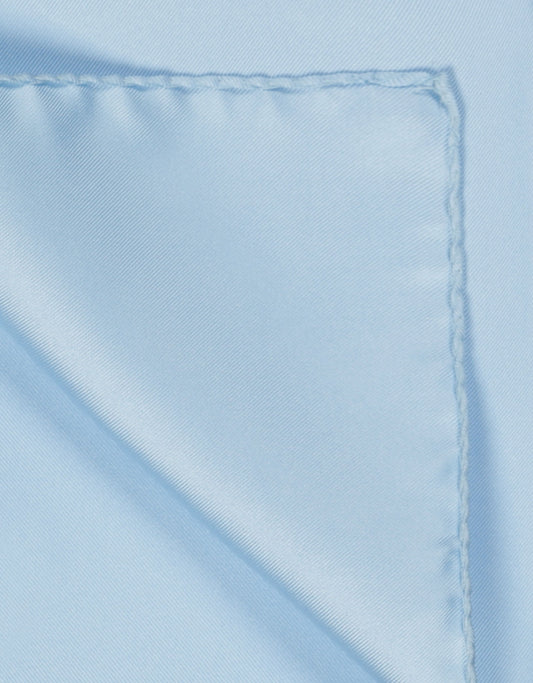 Pochet zijde Uni | Licht Blauw