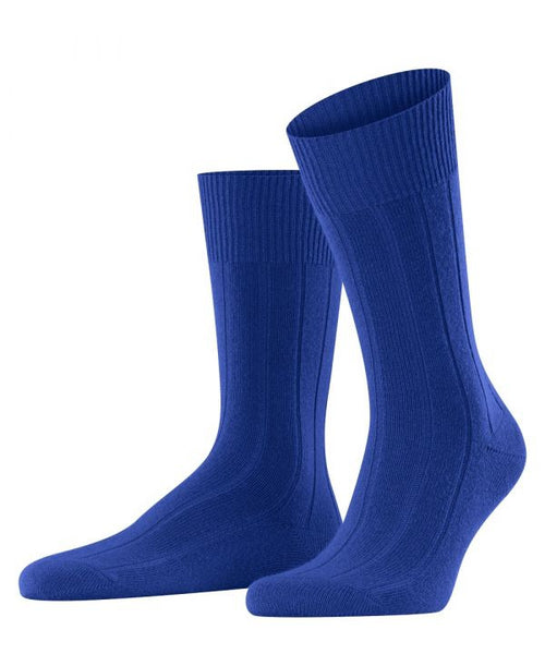 Lhasa Rib heren sokken | Blauw