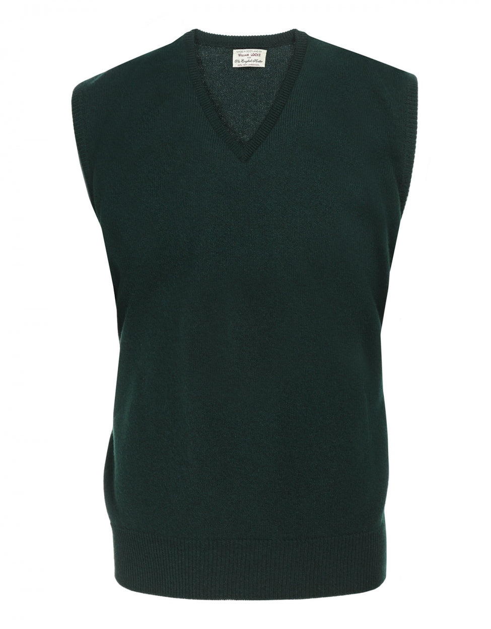 Slipover Lamswol | Tartan Green