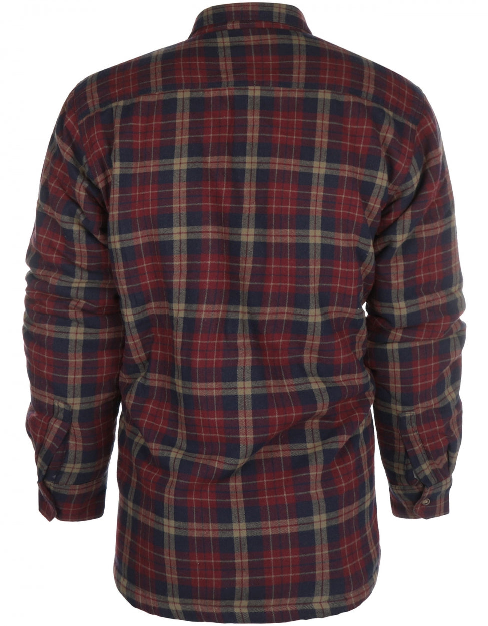 Fleece Lined Shirt | Rood/Blauwe ruit