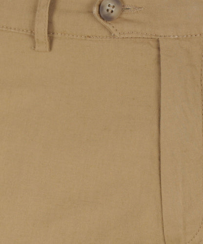 Linnen Katoen Chino Derby  | Camel