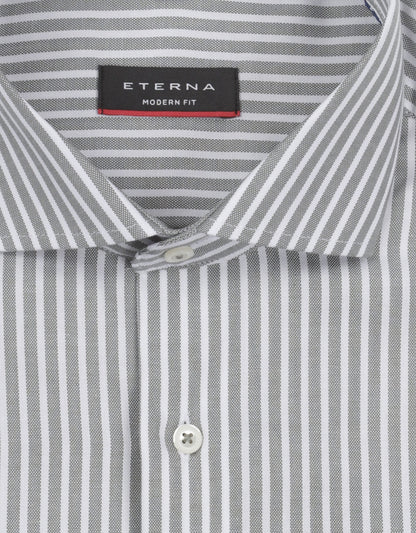 Cover Shirt | Olijf streep