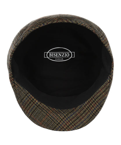 Soft Cap Wol | Bruin Groen Patroon