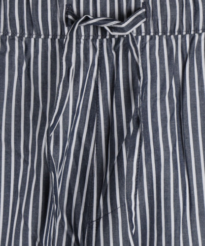 Pyama Katoen | Navy streep