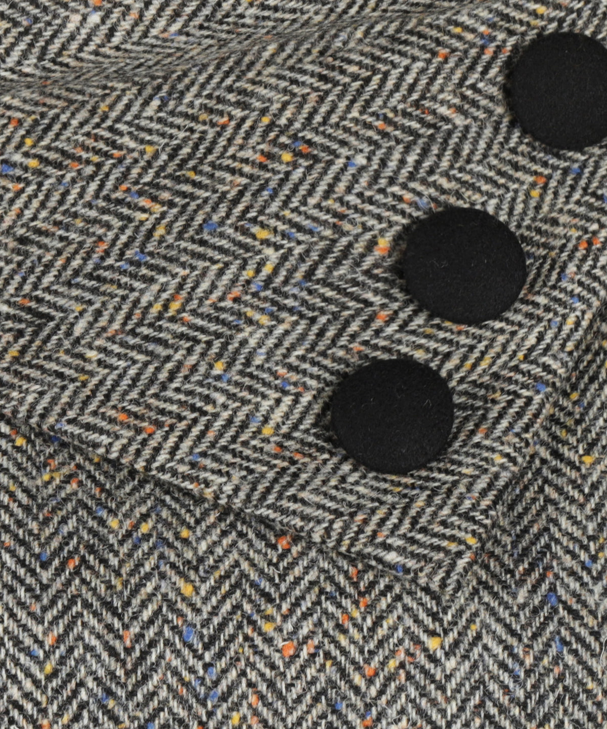 Poncho Dames | Bruin Herringbone