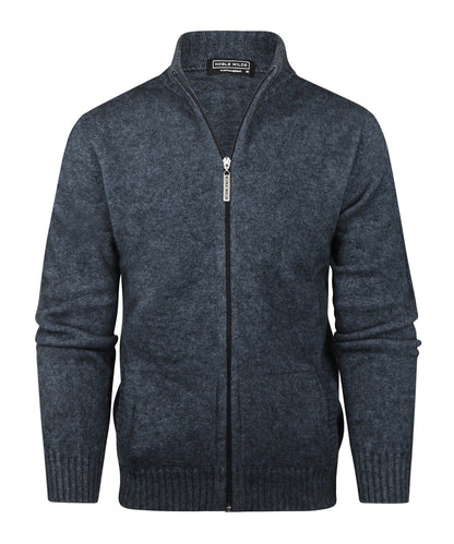 Noble Wilde Zip Vest | Blue