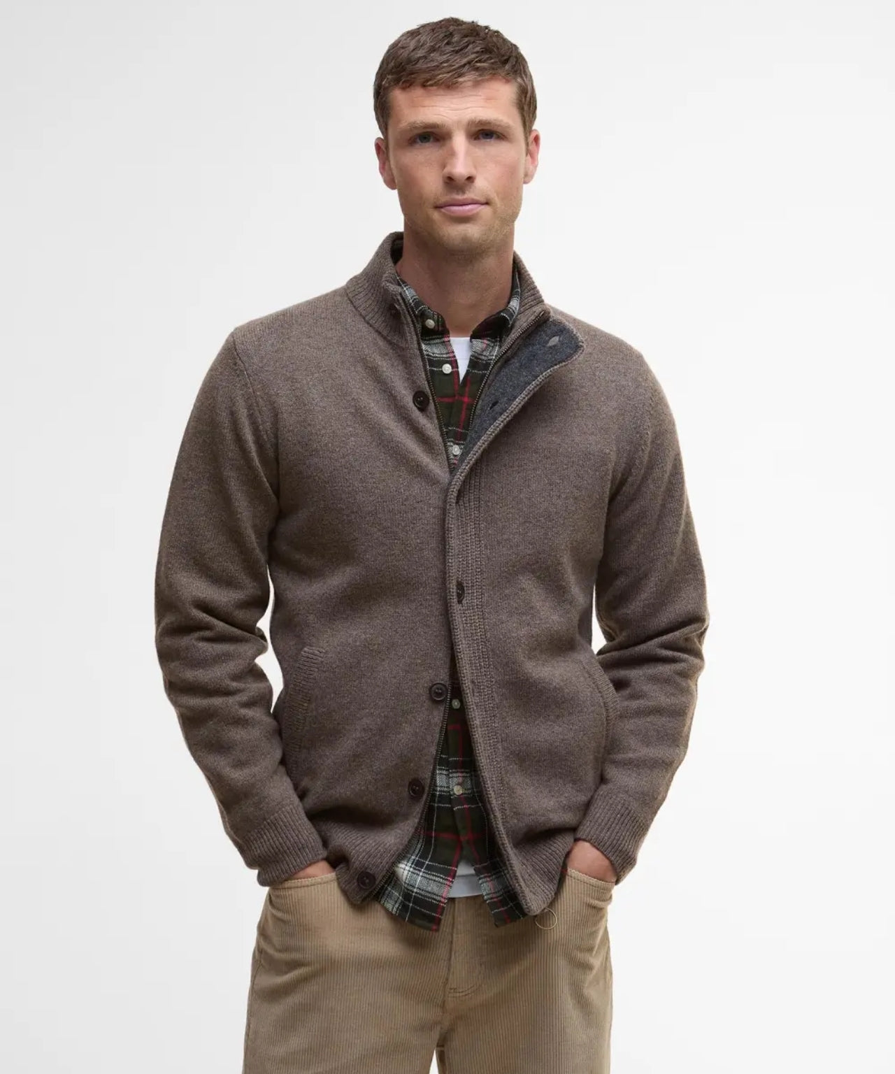 Barbour Essential Patch Weste | Braun