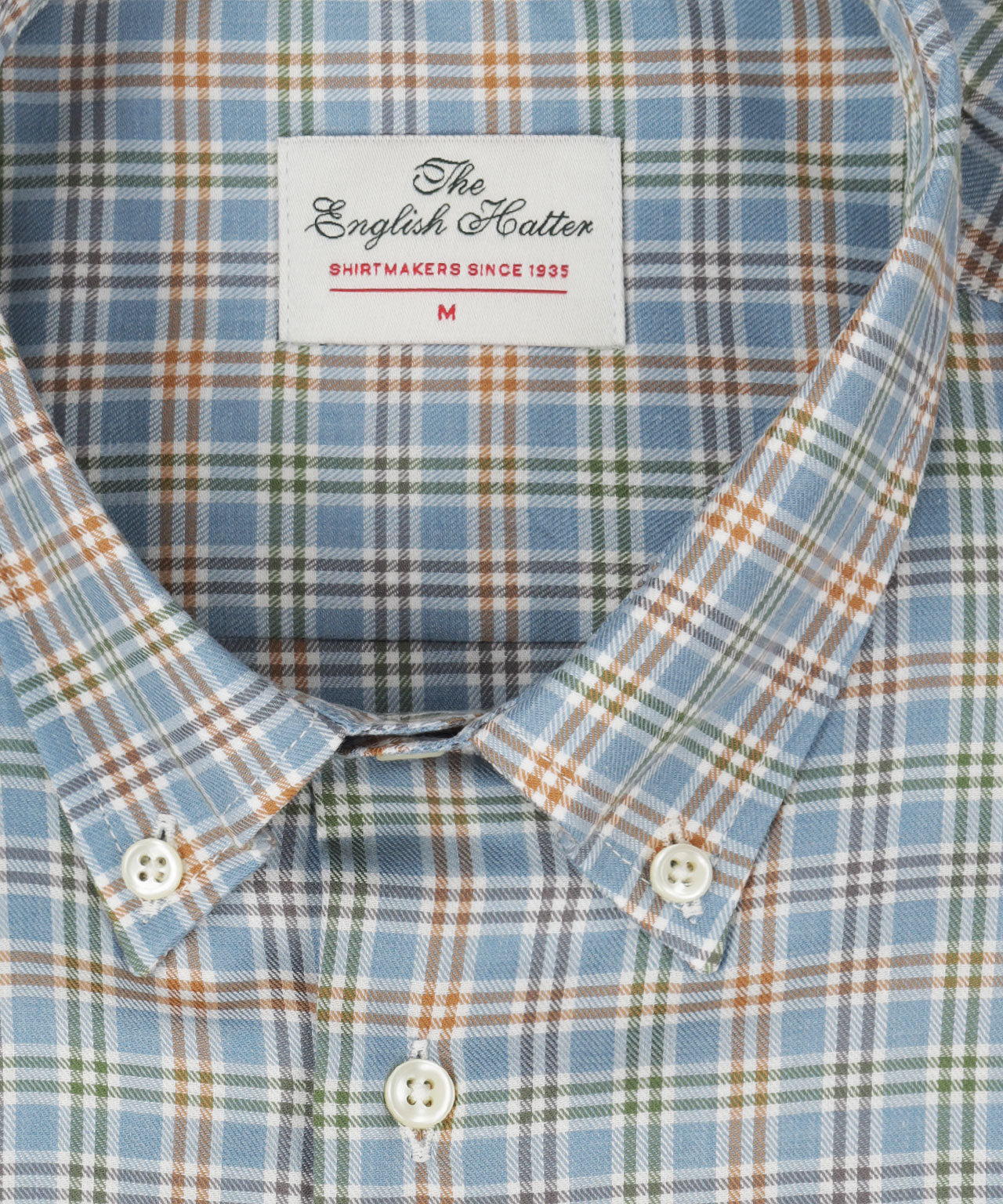 Cotton Shirt Button Down Regular Fit | Blue