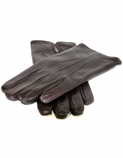 Handschoen Nappa/Cashmere voering | Donker Bruin