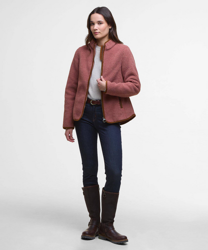 Dames Laven Fleece Pullover | Vintage Pink