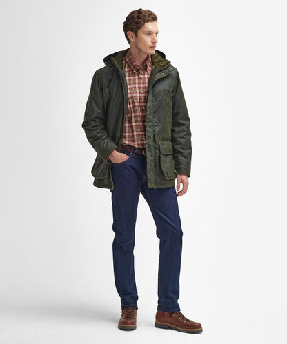 Bleaberry Wax Jacket | Fern