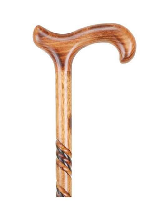 Walking Stick | Hout Spiral Carving