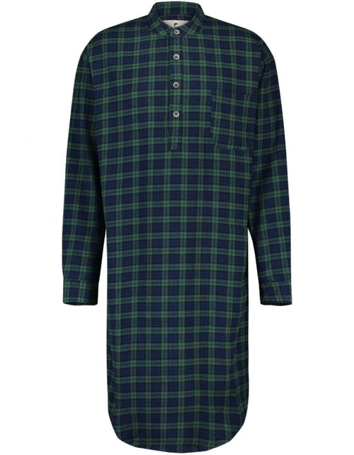 Nachthemd Klassiek flannel | Groen
