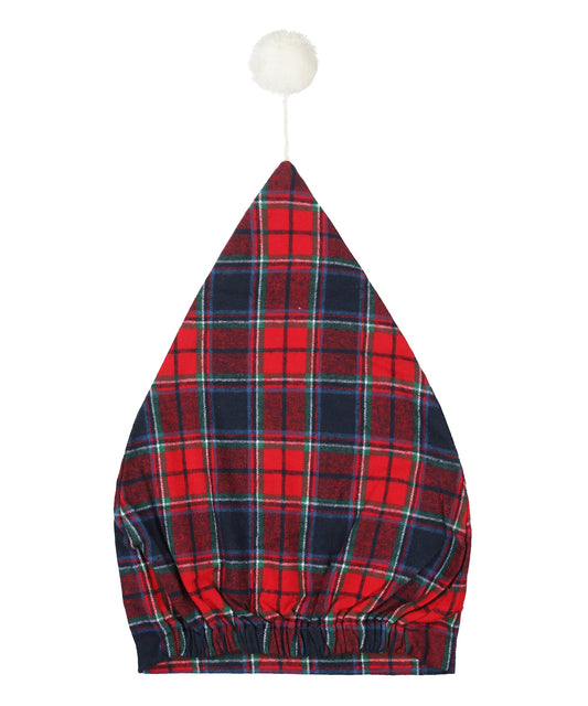 Flannel Nightcap | Rood/Blauw grote ruit