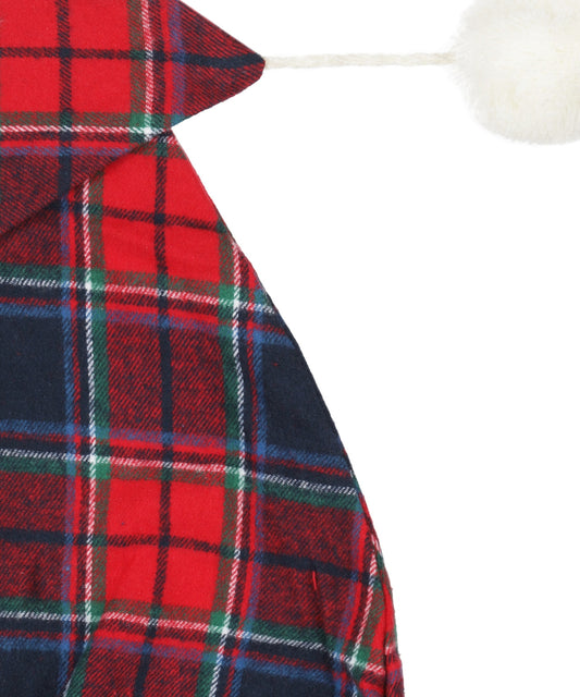 Flannel Nightcap | Rood/Blauw grote ruit