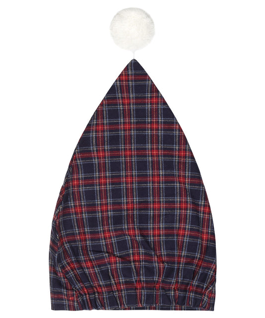 Flannel Nightcap | Blauw/Rood kleine ruit