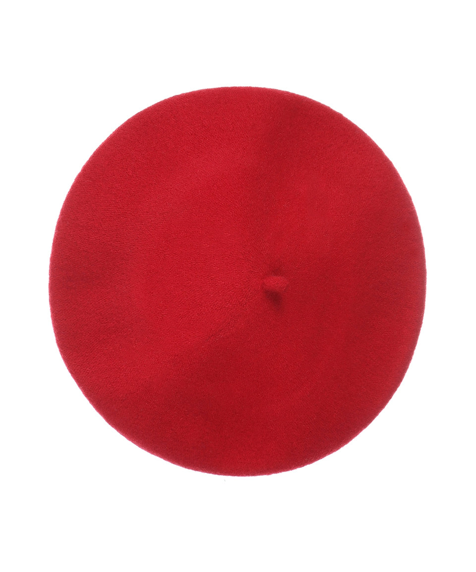 Wollbaskette | Bordeauxrot