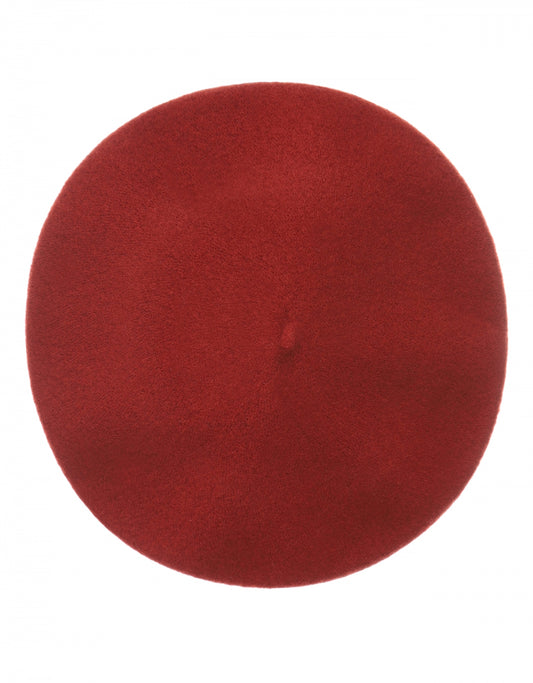 Wollbaskette | Weinrot