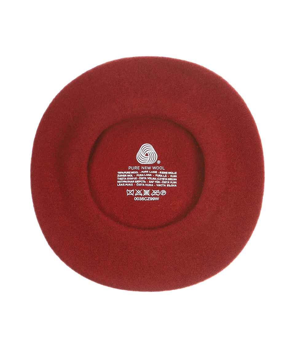 Wool Beret | Wine Red