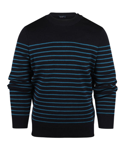 Saint James BinicII Rundhalspullover | Blau