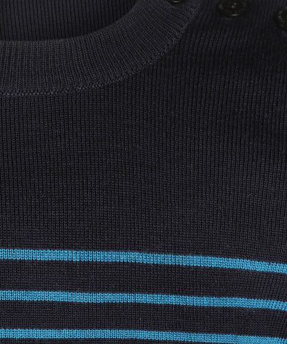 Saint James BinicII Rundhalspullover | Blau