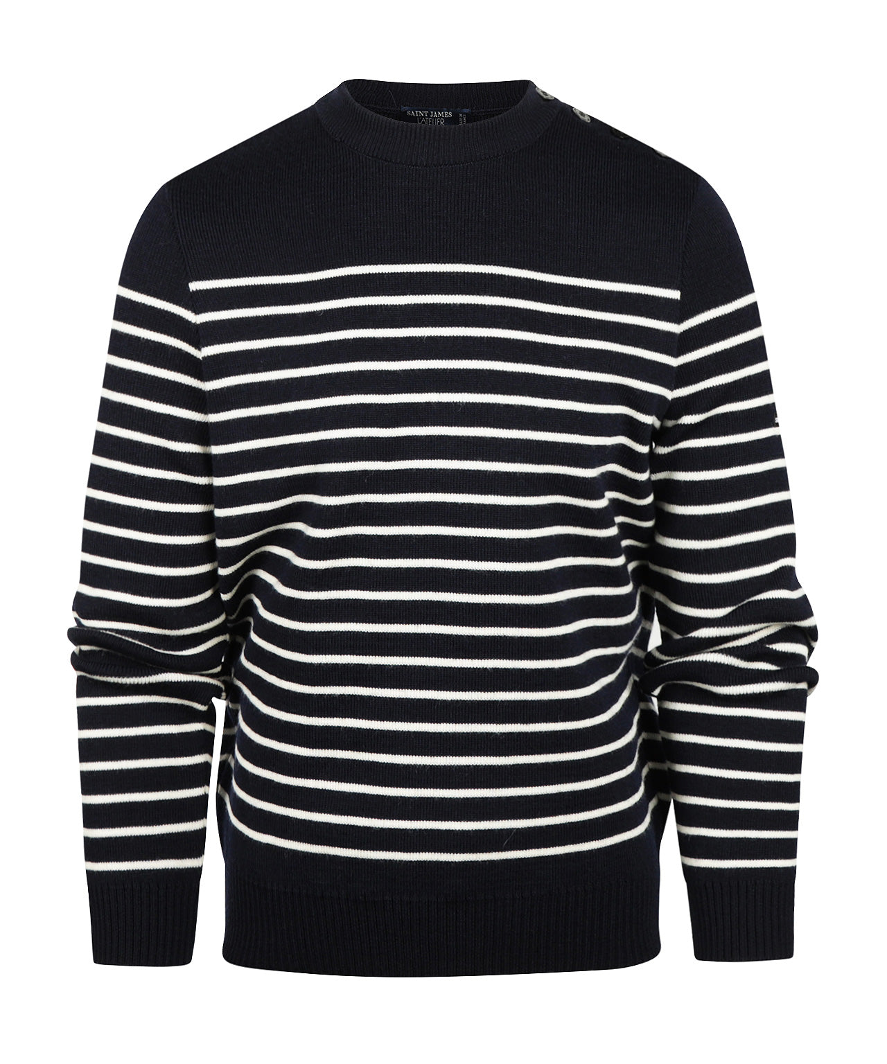 Saint James Pullover BinicII Round Neck | Blue