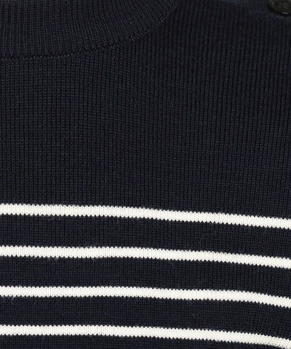 Saint James Pullover BinicII Round Neck | Blue